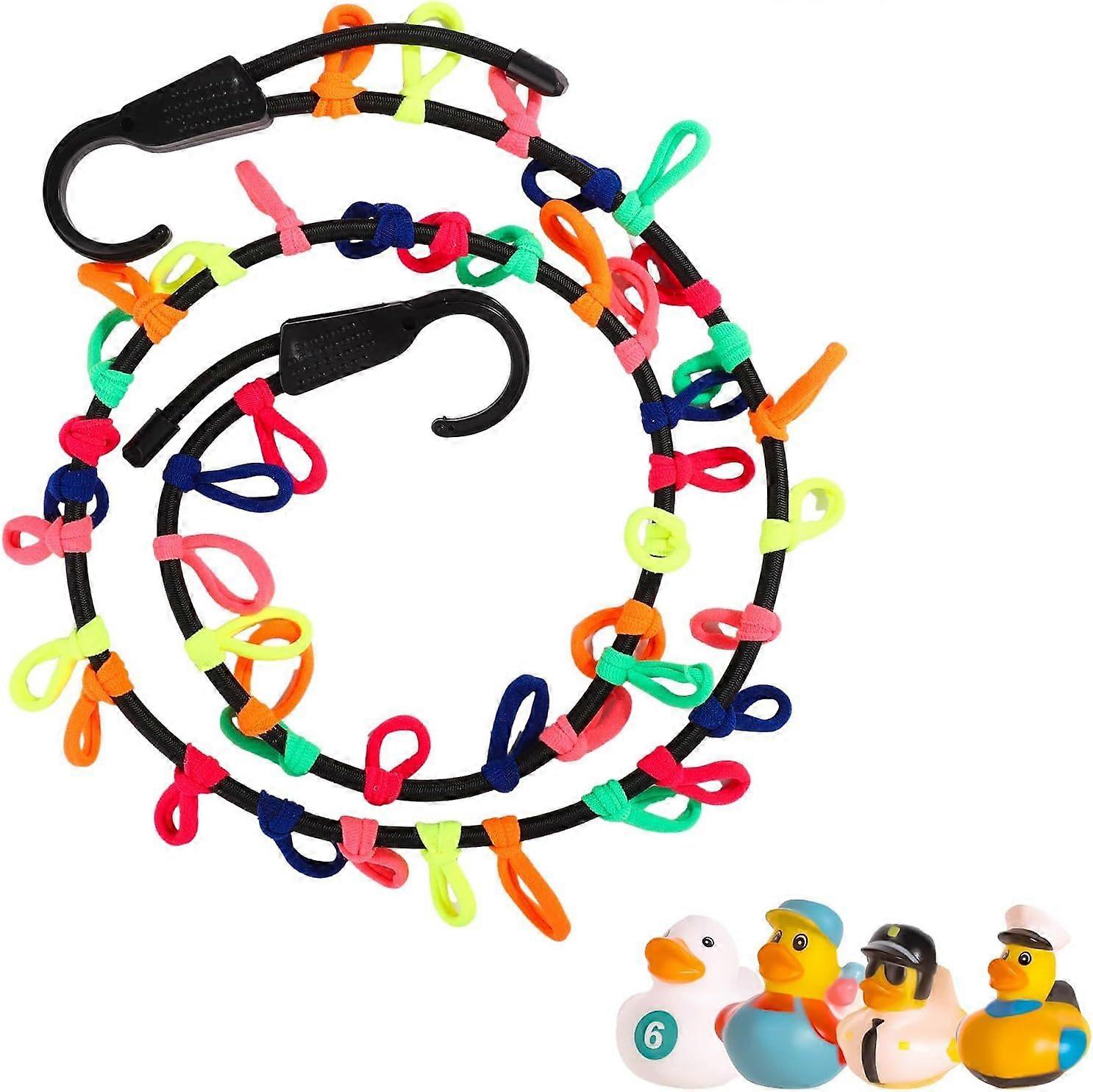 Duck Holder for Jeep, Elastic Rubber Duck Rope Holder, Paracord Ducks Display Fixed Mount Holder for Jeep, Vehicle Interior Accessories