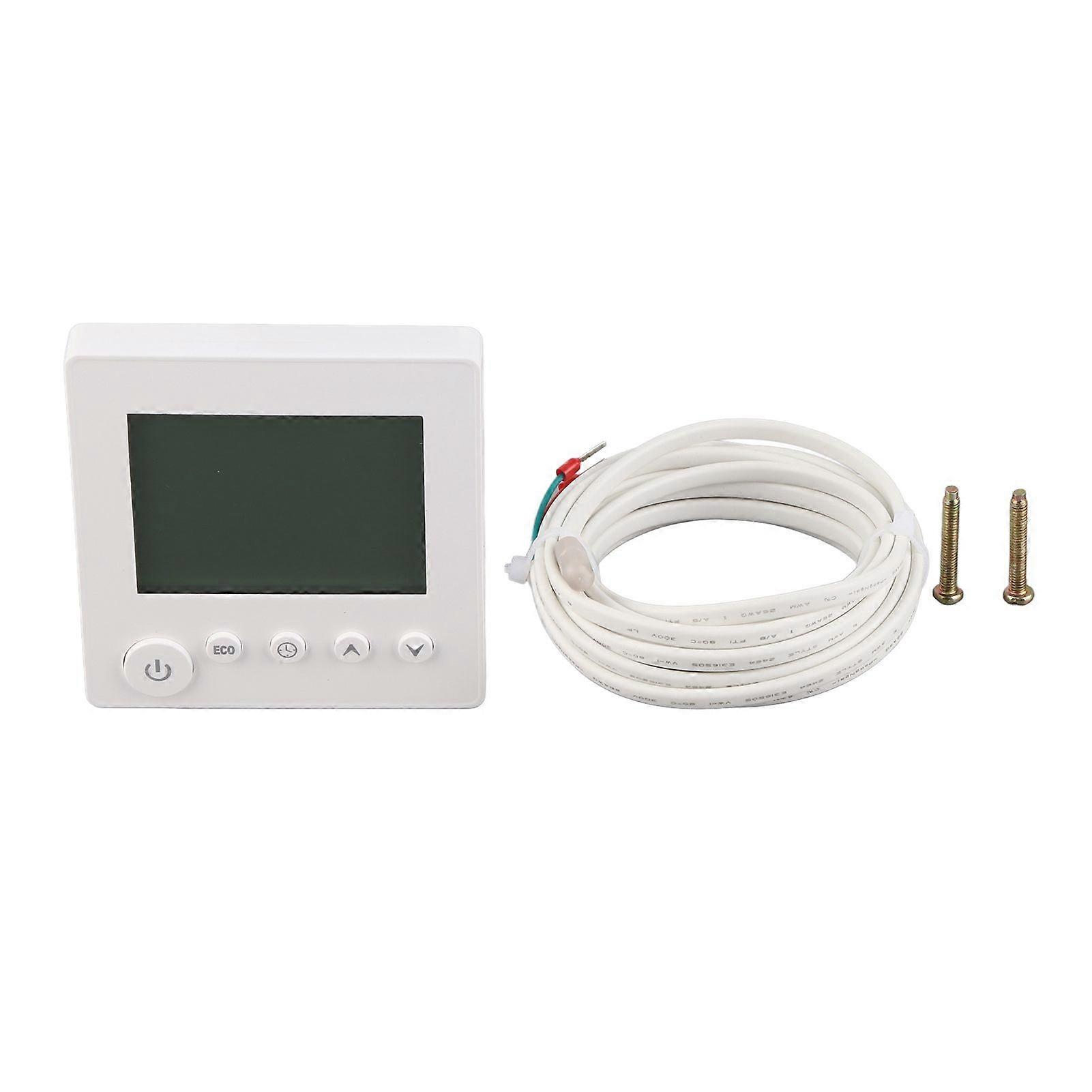 Smart Thermostat LCD Display Keypad AC 16A for Home Electric Heating Thermostat