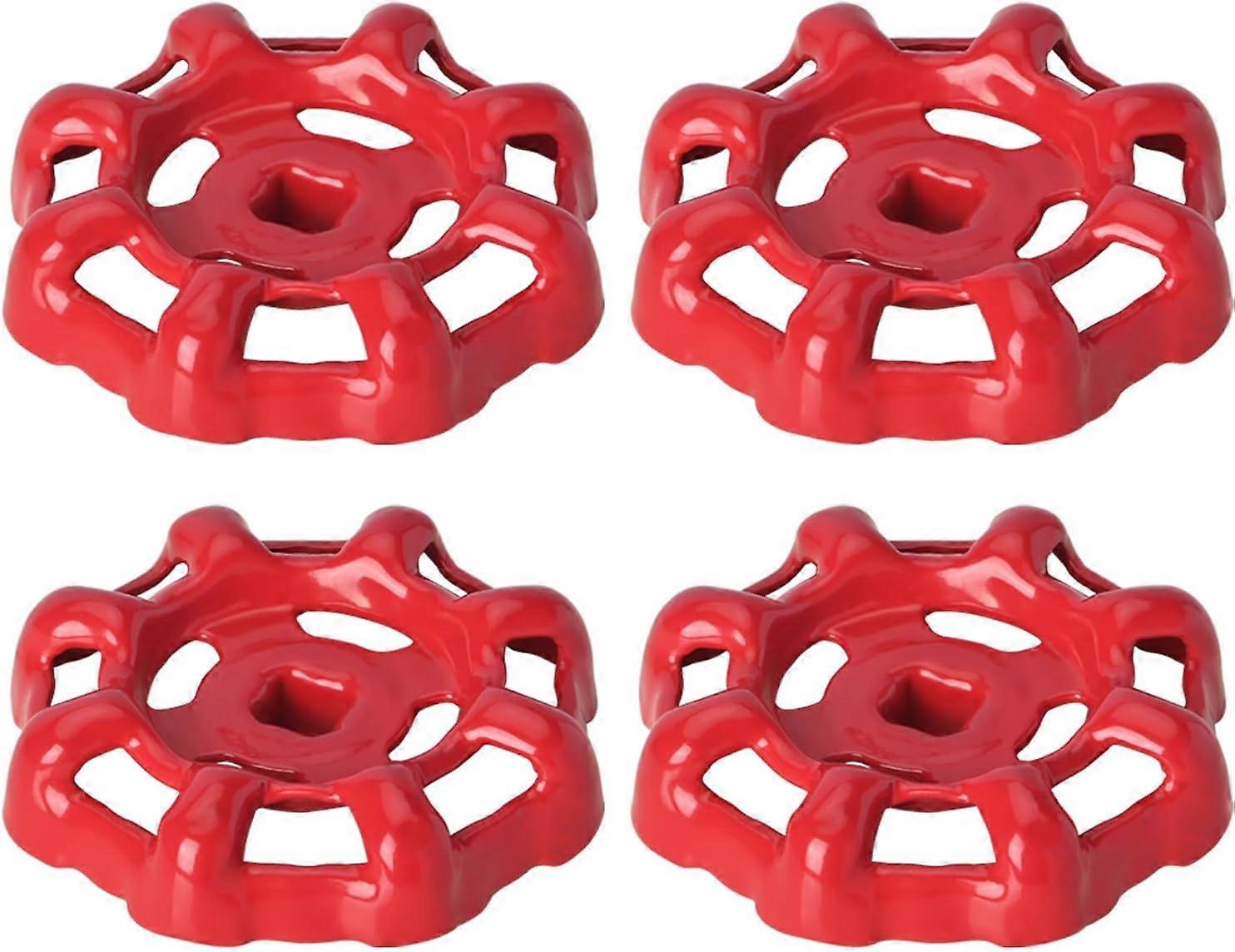 4pcs Valve Tap Handle Faucet Valve,Valve Stop Valve Replacement Round