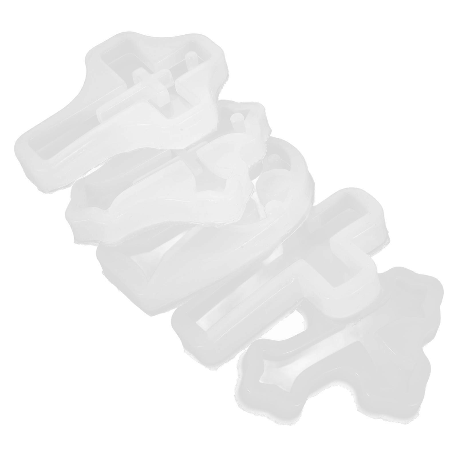 5Pcs Cross Resin Molds Silicone Craft Molds for DIY Pendant Creation