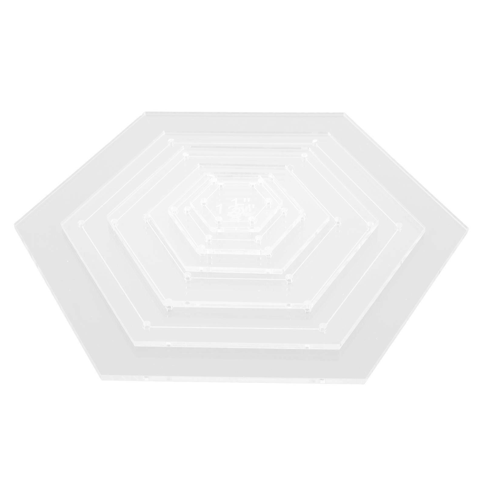 Quilting Template Transparent Sewing Stencil for Embroidery Use 18Pcs Set