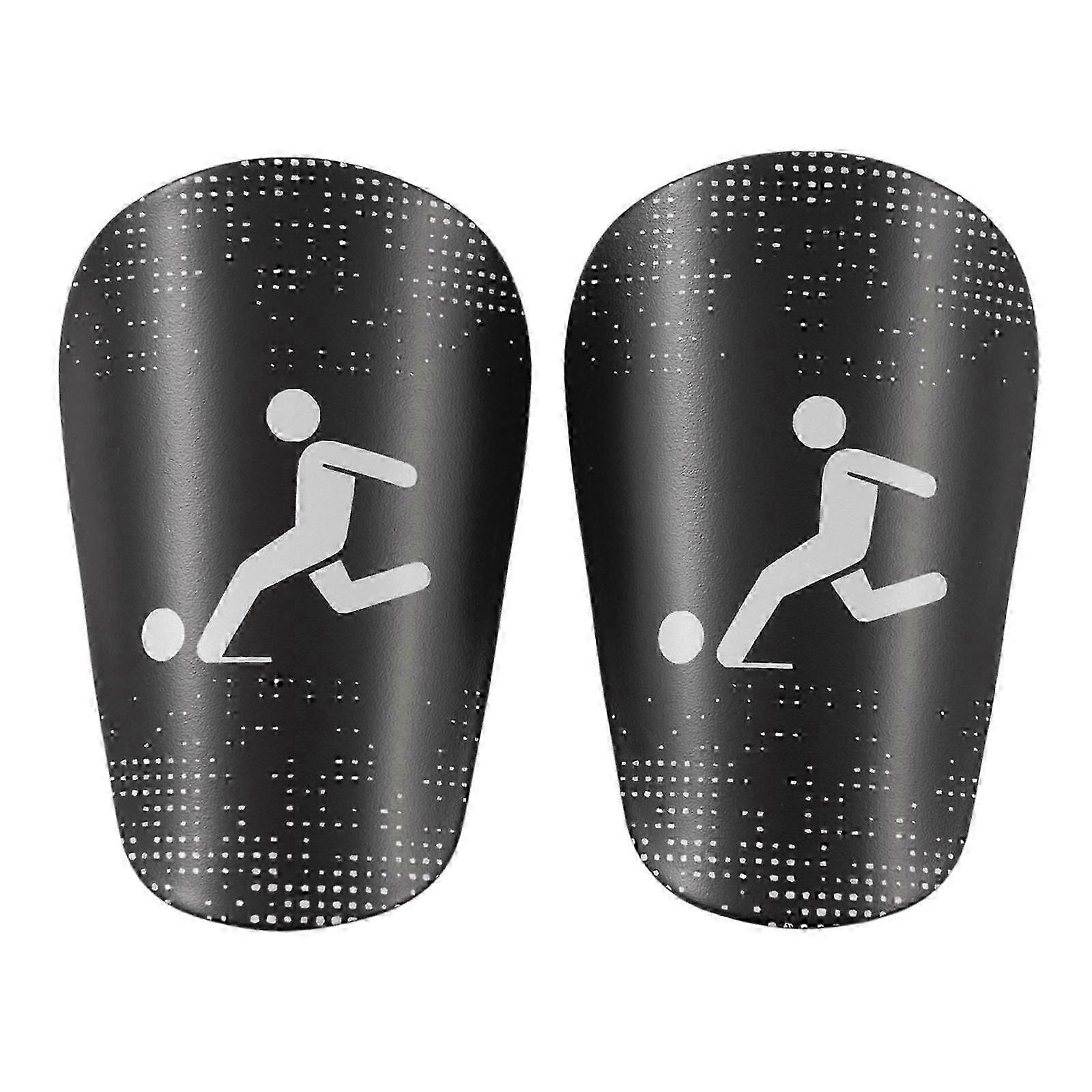 Mini Soccer Shin Guards Calf Guards Shin Pads for Soccer Game Outdoor Sports XS White