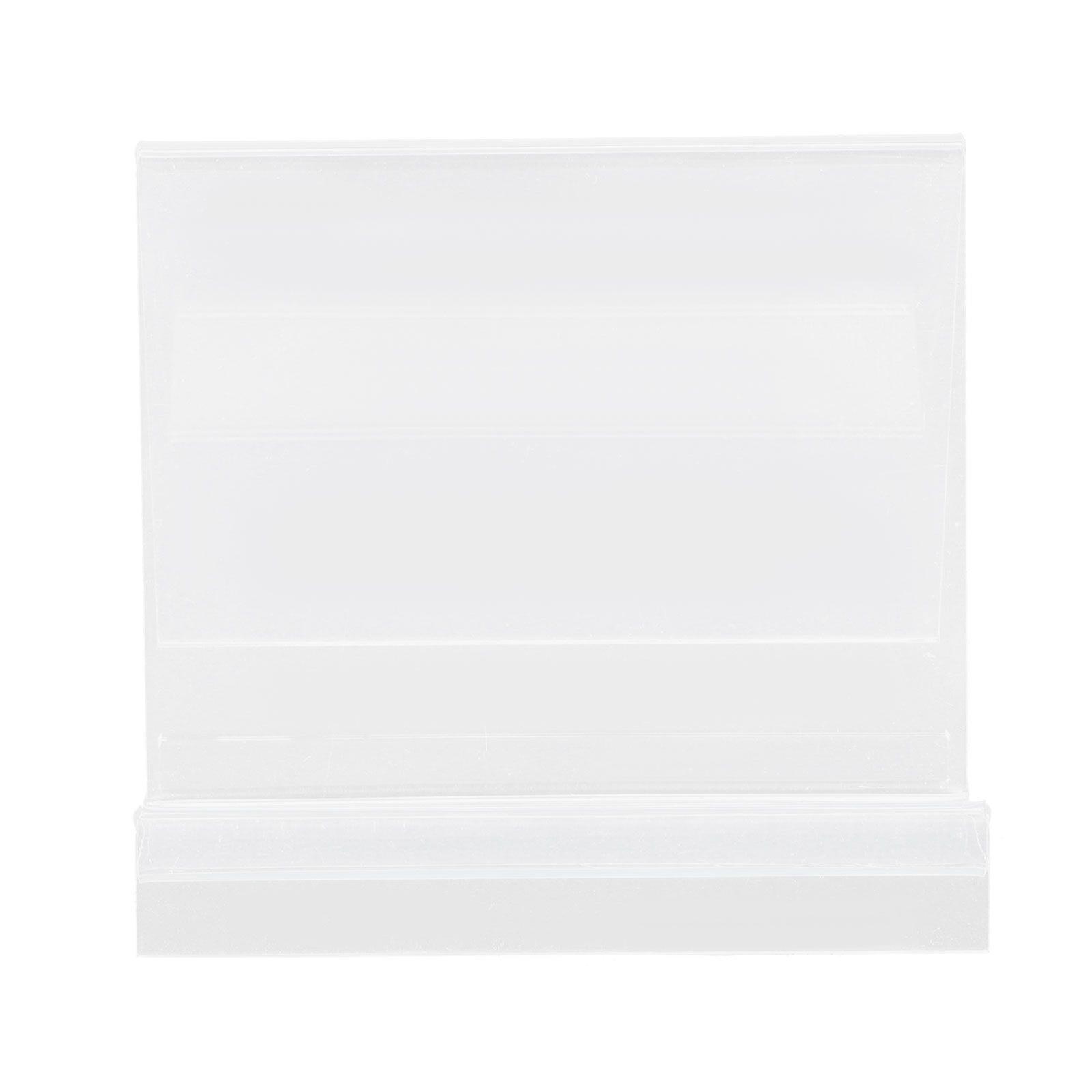 2pcs Transparent Bookshelves Book Stands Book Display Stands Record Holders
