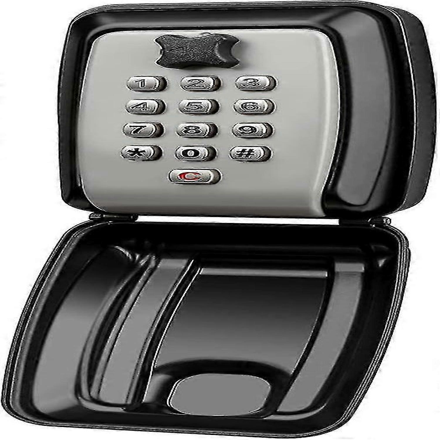 Wall Mounted Waterproof Key Safe Outdoor Key Box Key Safe Box with Resettable 4-12 Digit Combination Lock, Durable & Secure