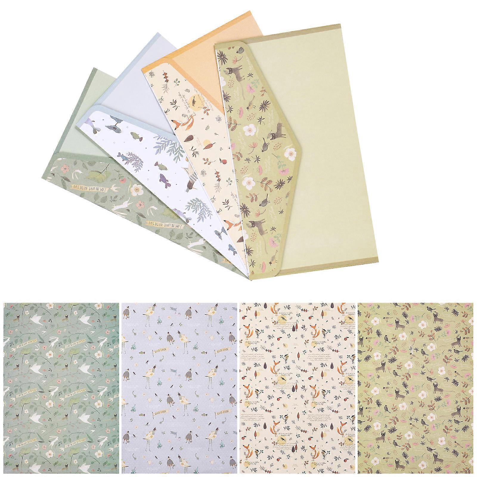 Letter Paper and Envelopes Set Nuobesty for Writing Use with 30 Envelopes and 60 Papers