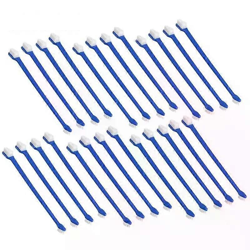 50 Piece Cat Dog Pet Toothbrush Set Double Headed Convenient Finger Brushes For Safe Dog Cat Care