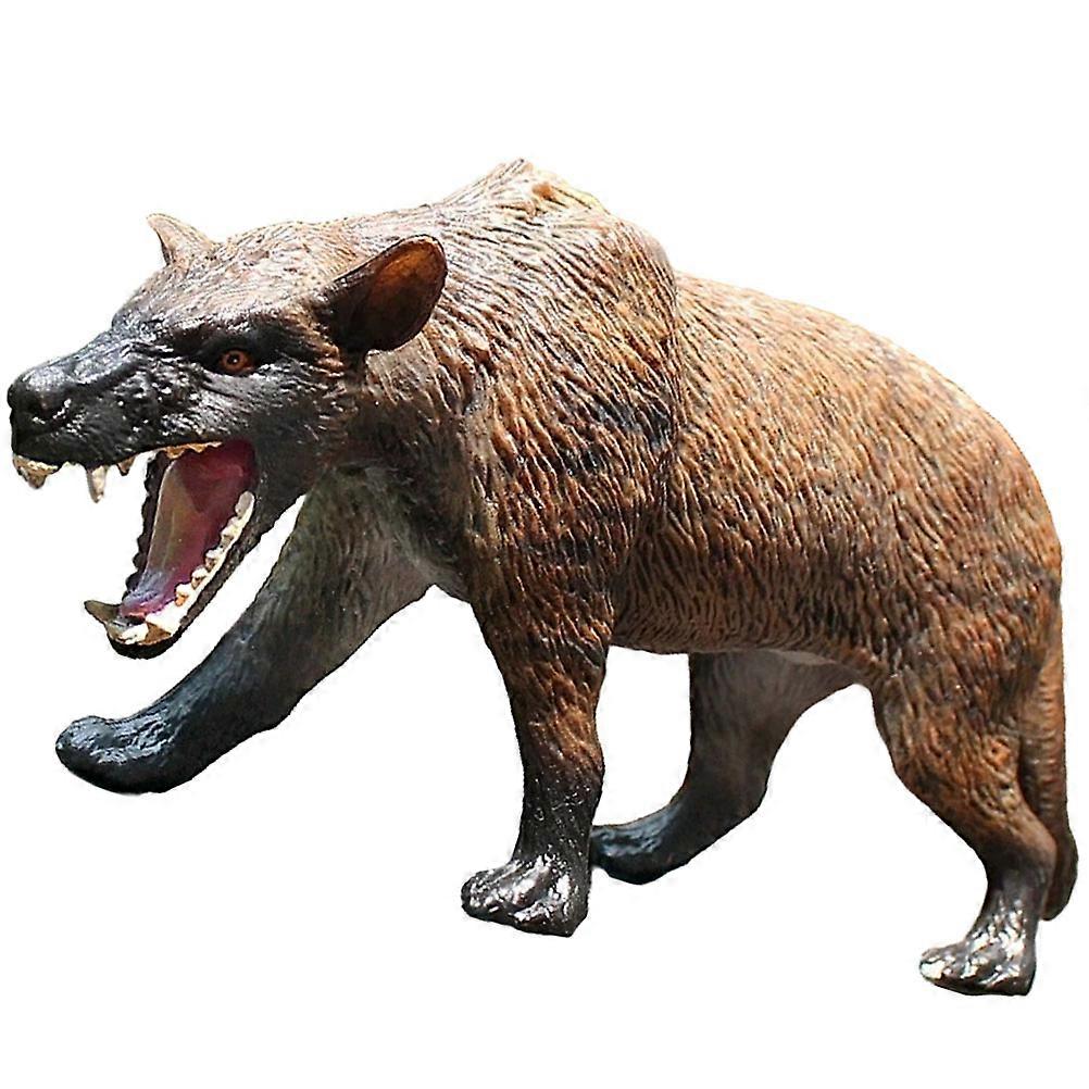 Wolf Figurines Simulation Plastic Model for Kids Cognitive Toy 3Pcs