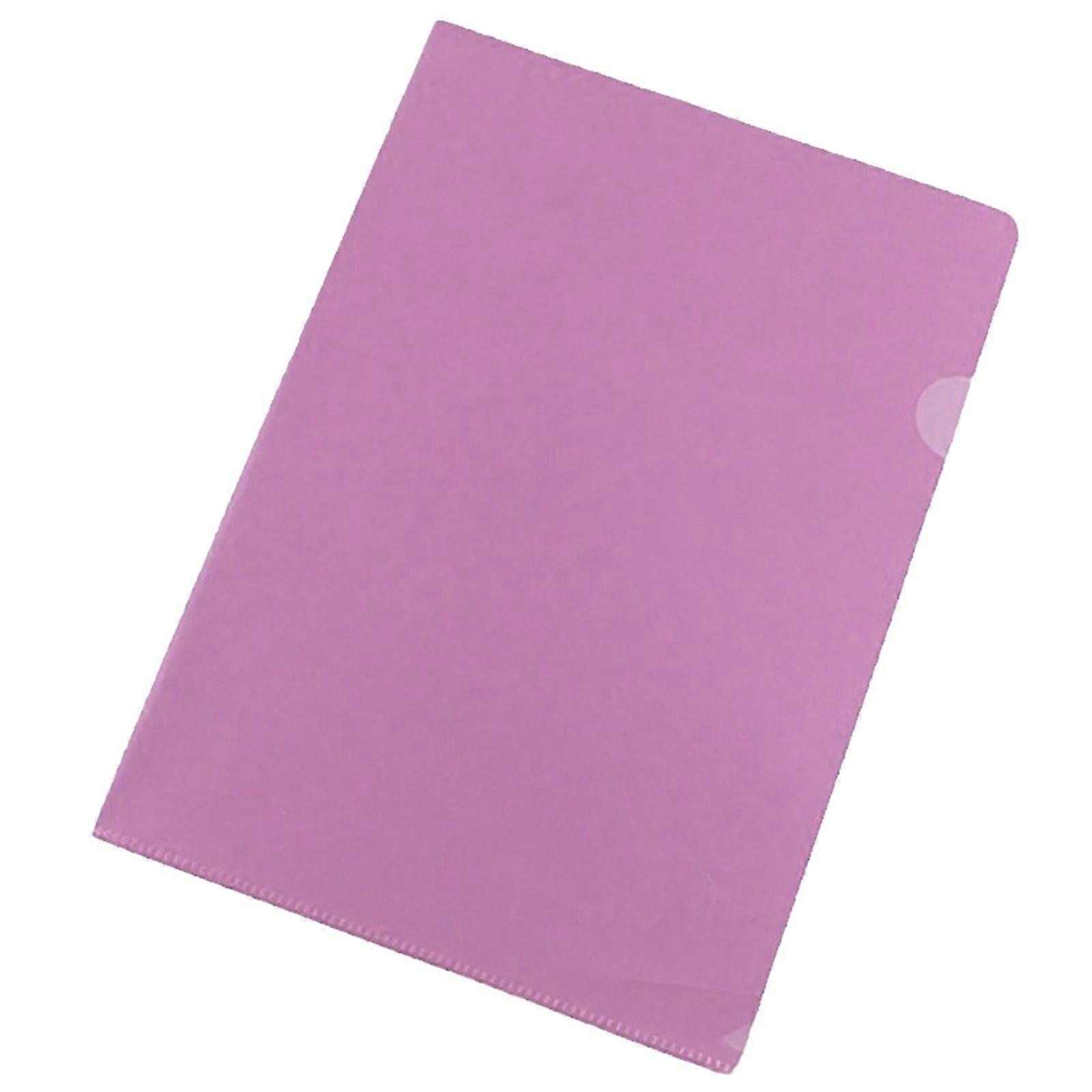 TEVEQ Clearance! Back to School L-Shape Plastic Folder, 1pc A4 Transparent Document Folder, Compatible with Assorted Project Papers