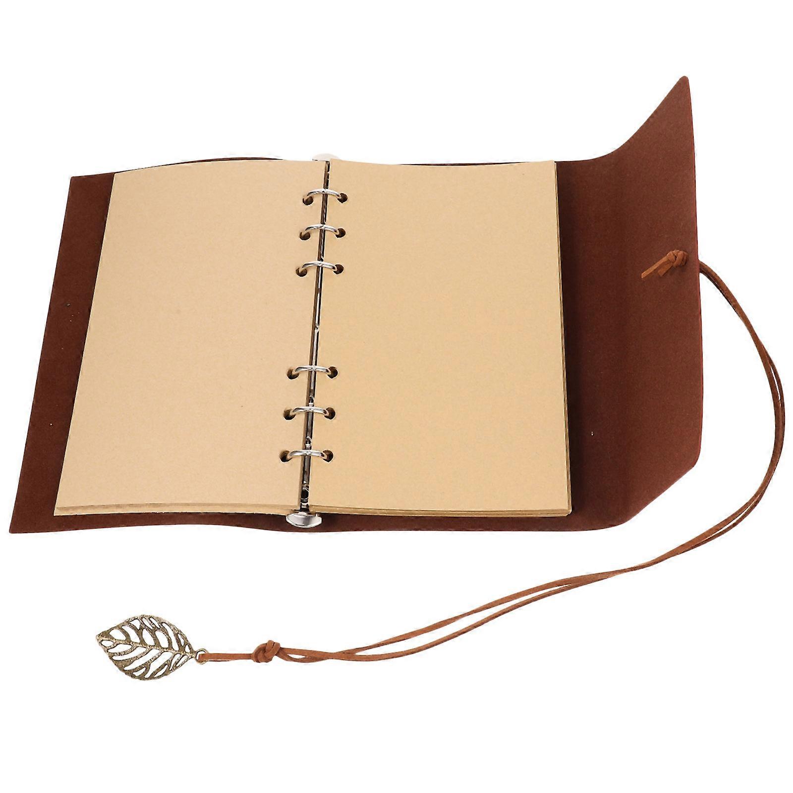 Retro Daily Writing Notepad For Home And School Use Featuring High Durability And Rounded Corners 5Pcs