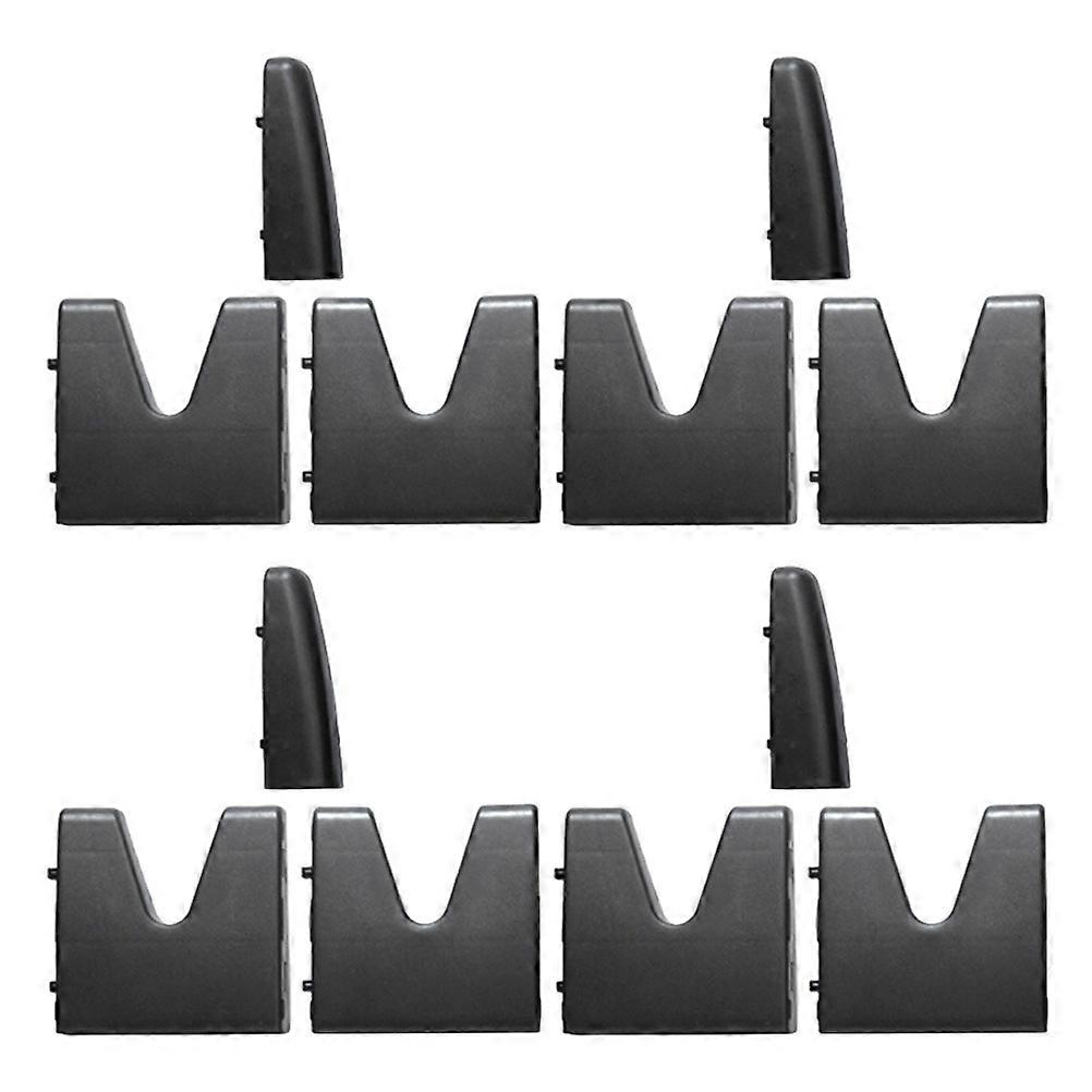 Modular Trunk Organizer Blocks 8 Sets Tool-Free Installation Storage Solution For Car Truck SUV Black Color Stability