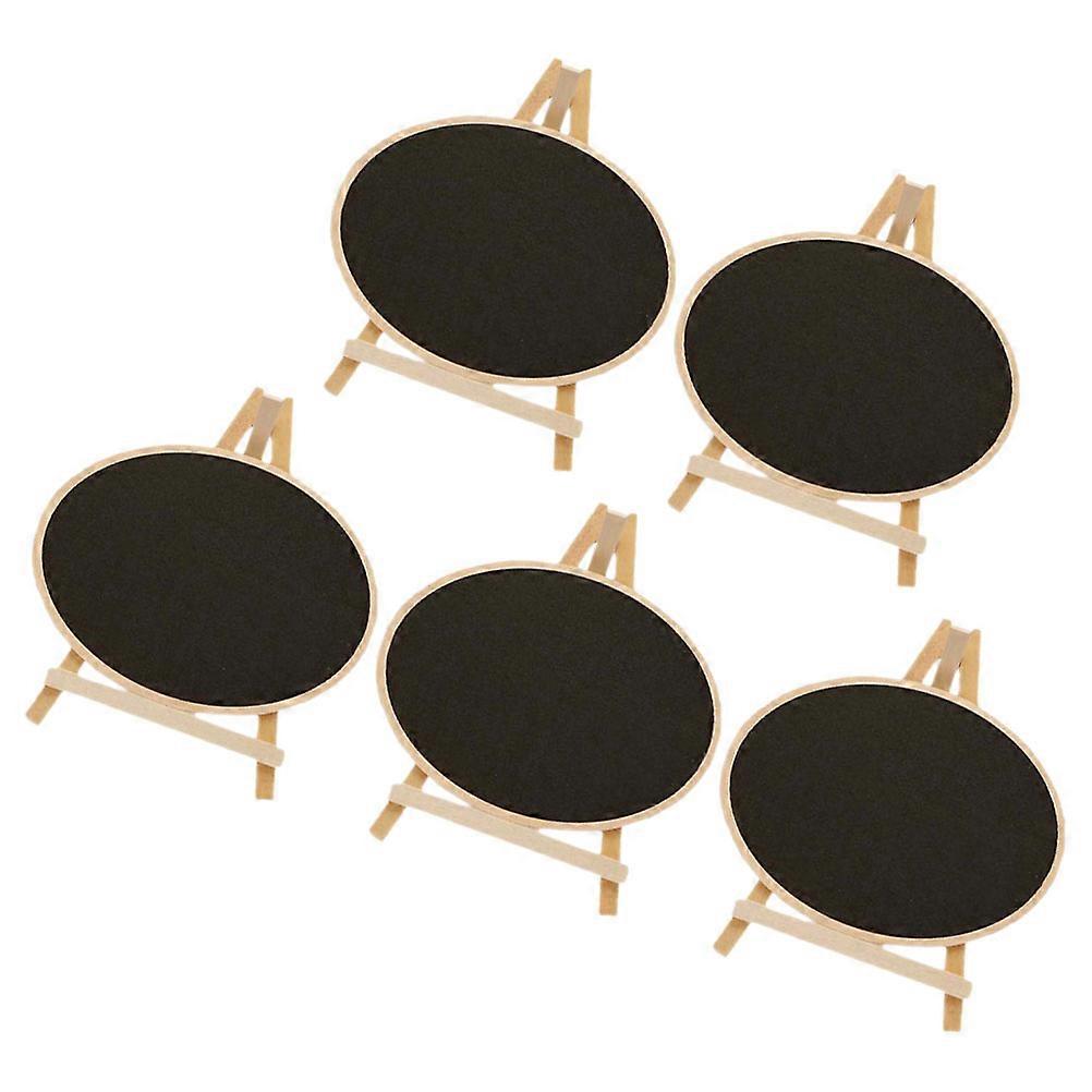 Memo Chalkboard Tabletop Black Board for Decoration 20Pcs Black Boxwood