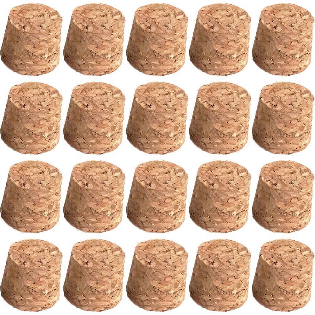 Wood Plug Stoppers 100Pcs For Home Making And DIY Activities Light Brown Color Conical Sealing