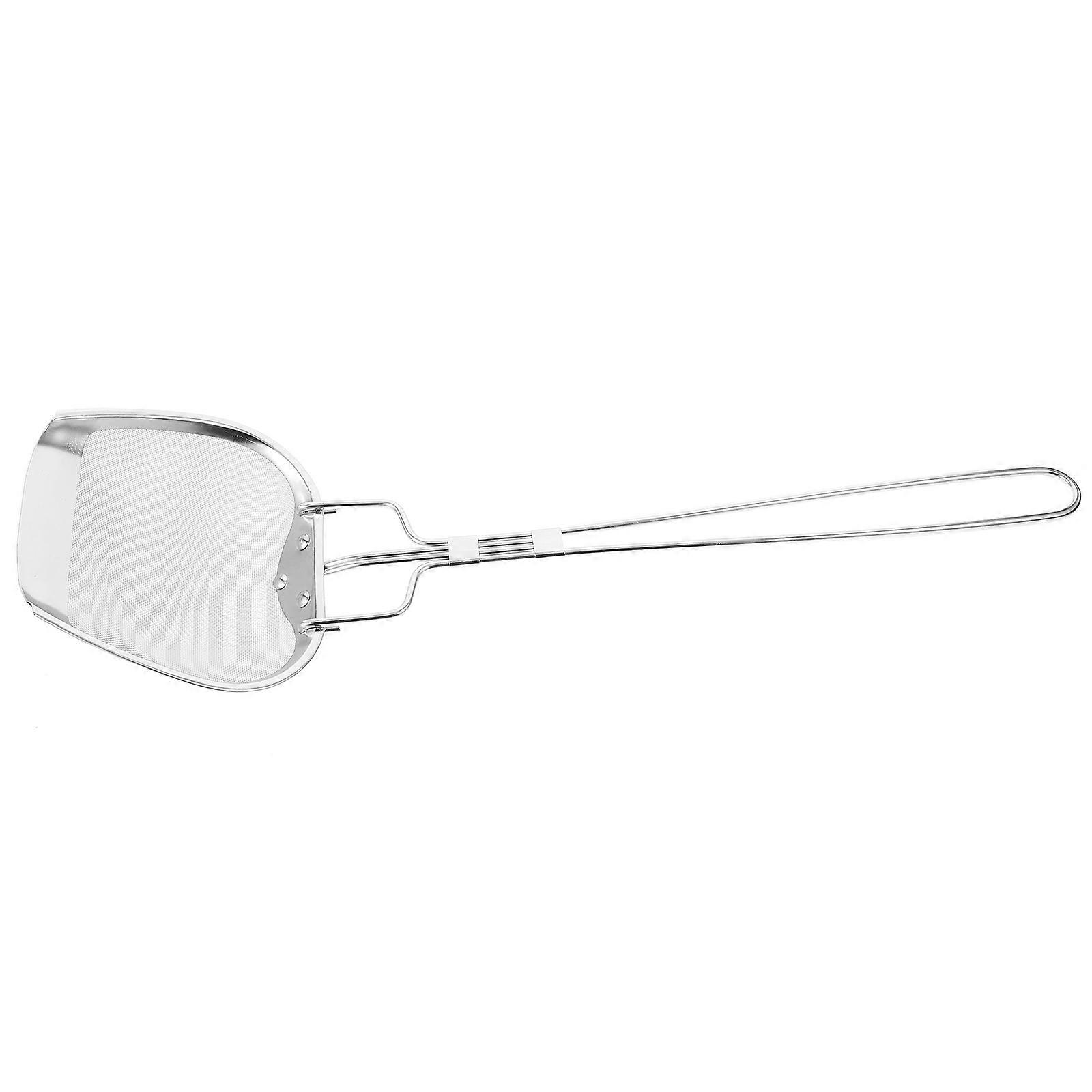 Long Handle Skimmer Spoon for Cooking Use with 4Pcs Stainless
