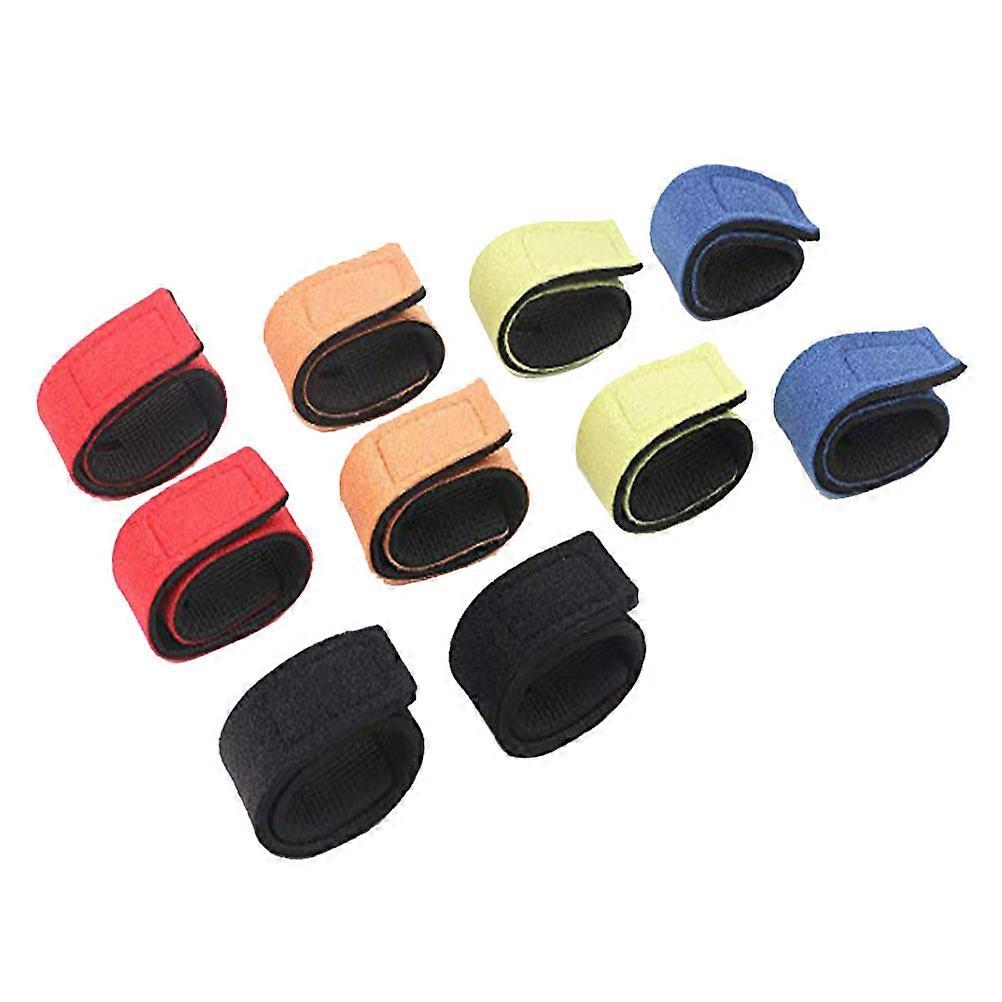 Fishing Pole Ties Wrapping Bands for Fishing Use 16Pcs Assorted Color