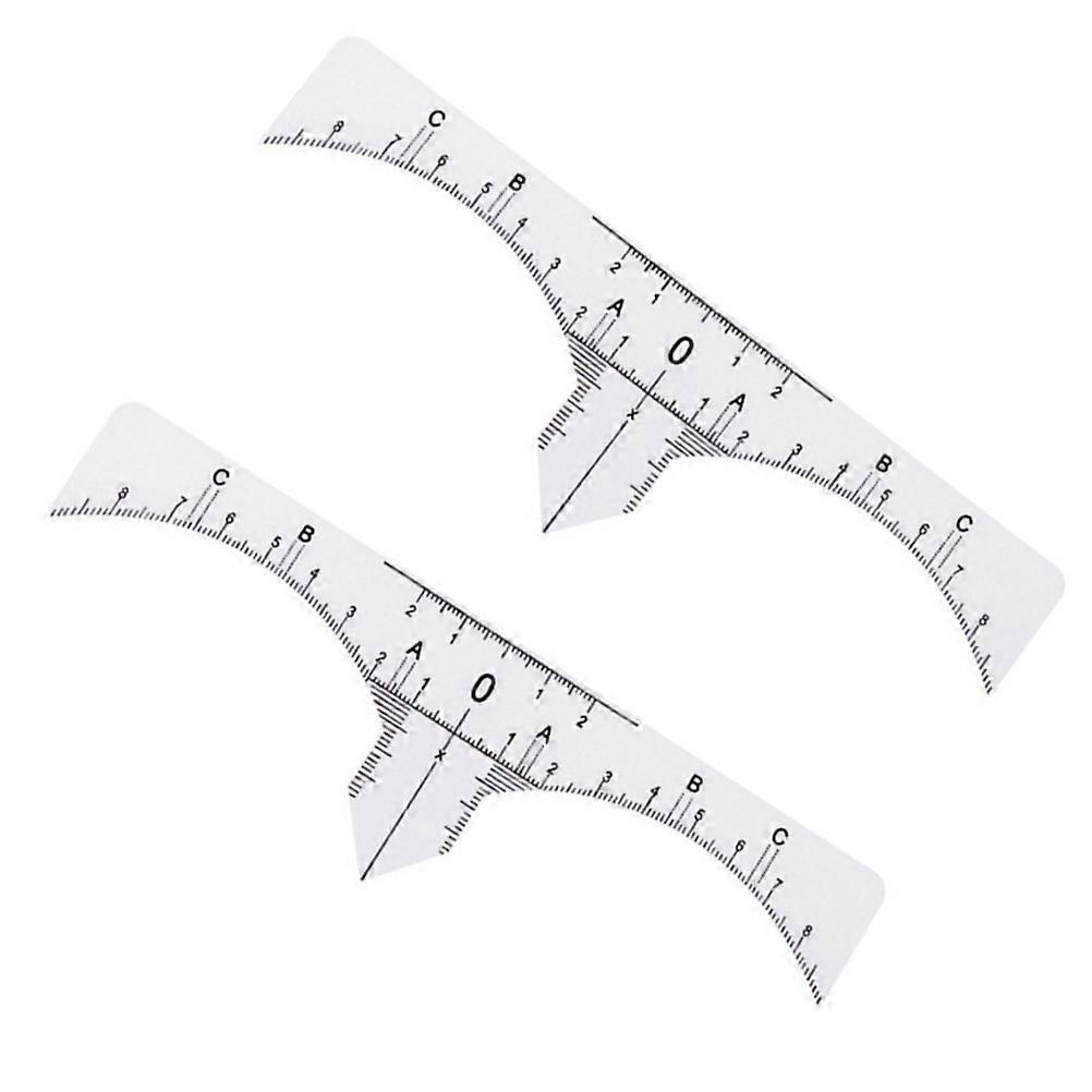 Eyebrow Guide Measure Tool Flexible Plastic Design Tool for Makeup 10Pcs Set