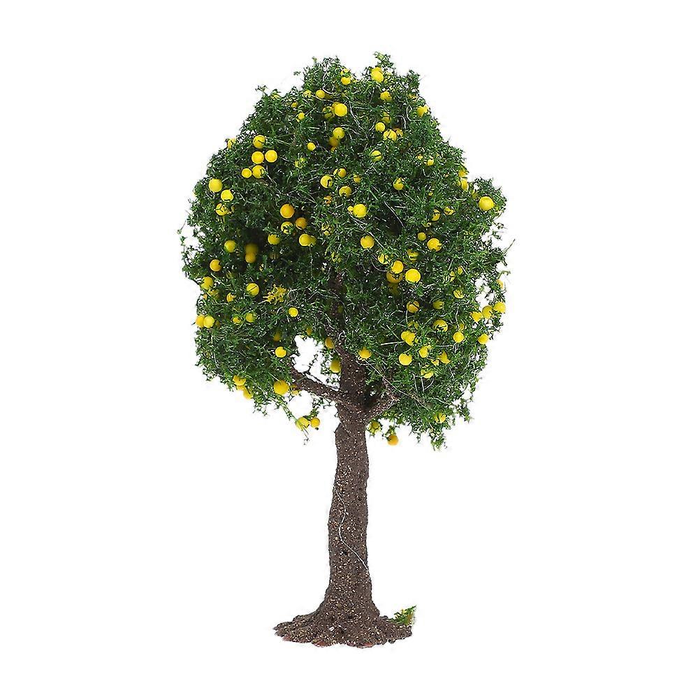 Fake Fruit Tree Models for Crafts Plastic Miniature Trees 5Pcs