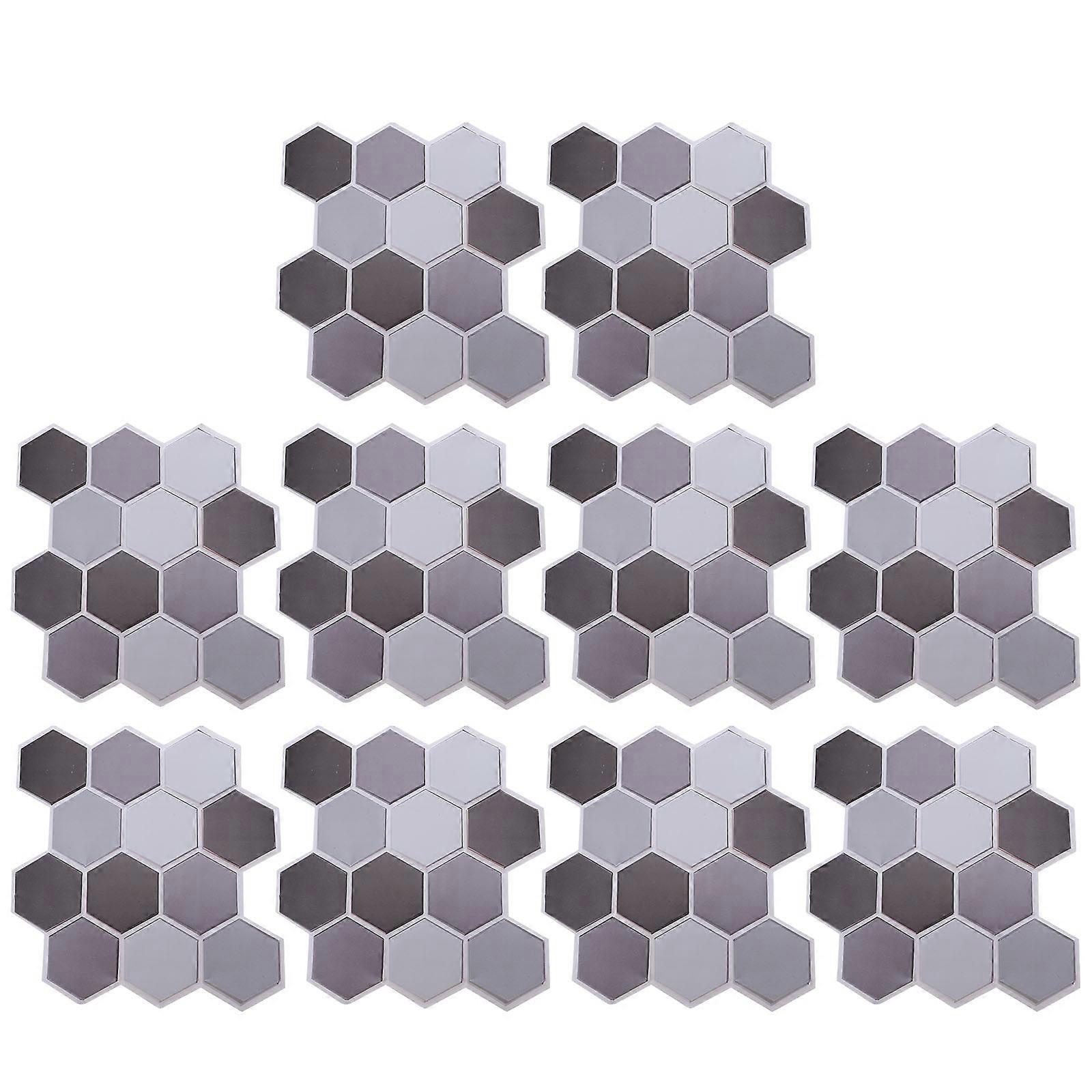 PVC Hexagonal Wall Sticker for Decor with 20Pcs Honeycomb Pattern