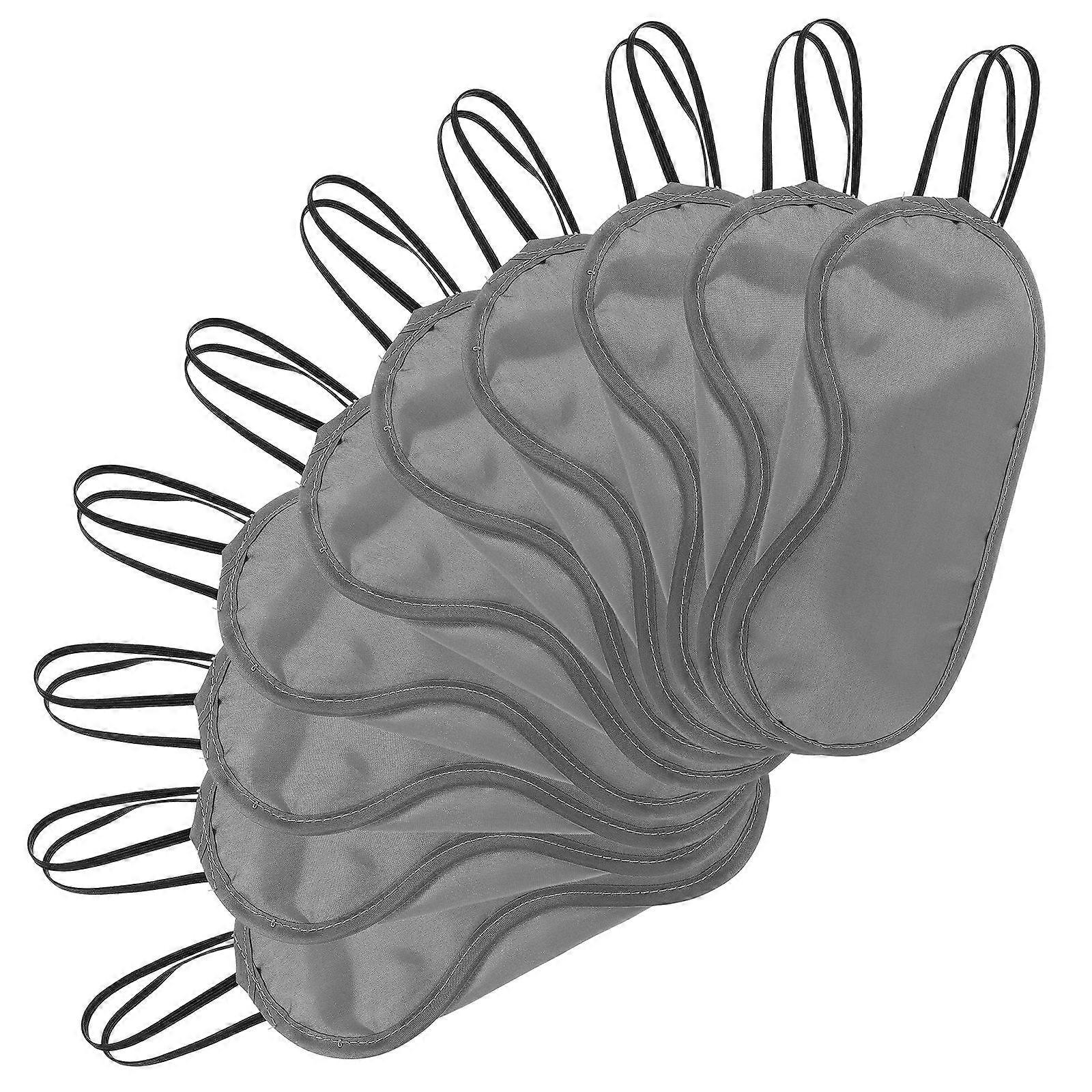 30 Pcs Eye Covers For Sleeping Suitable For Office And Travel Environments In Dark Grey Color To Improve Sleep Quality