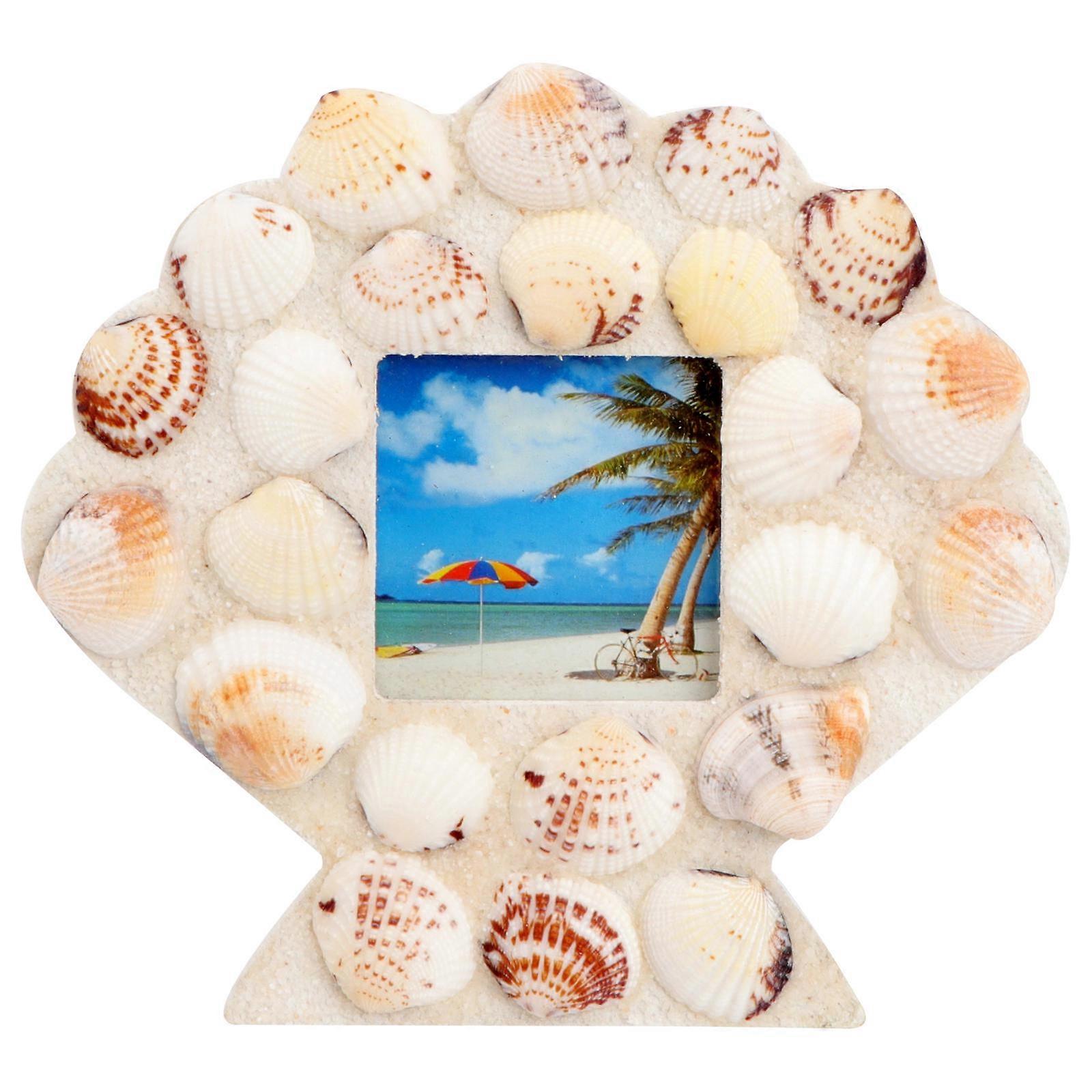 Creative Photo Holder Shell Photo Frame for Picture Frame 2Pcs