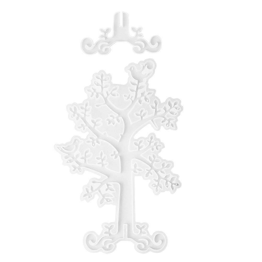 Jewelry Display Stand Mold Tree Branch for DIY Craft 2Sets Silicone