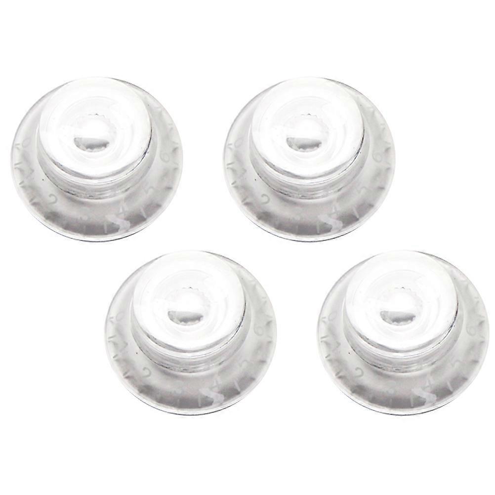 Volume Tone Control Knobs Cap Round Guitar Parts Control Knobs 12Pcs Set