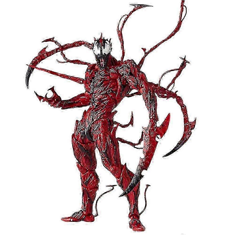 Venom Carnage Action Figure, All Joints Movable Toy Figures Carnage Collectible Model With Replaceable Accessories Gift For Fans -NMAOV