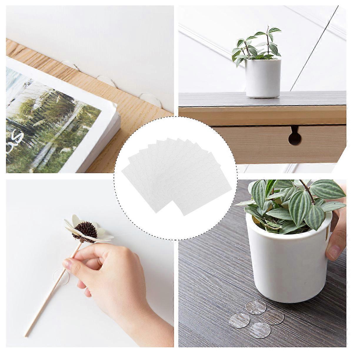 Double-Sided Putty Adhesive Fixing Round Transparent For Decorations Christmas Use 700Pcs