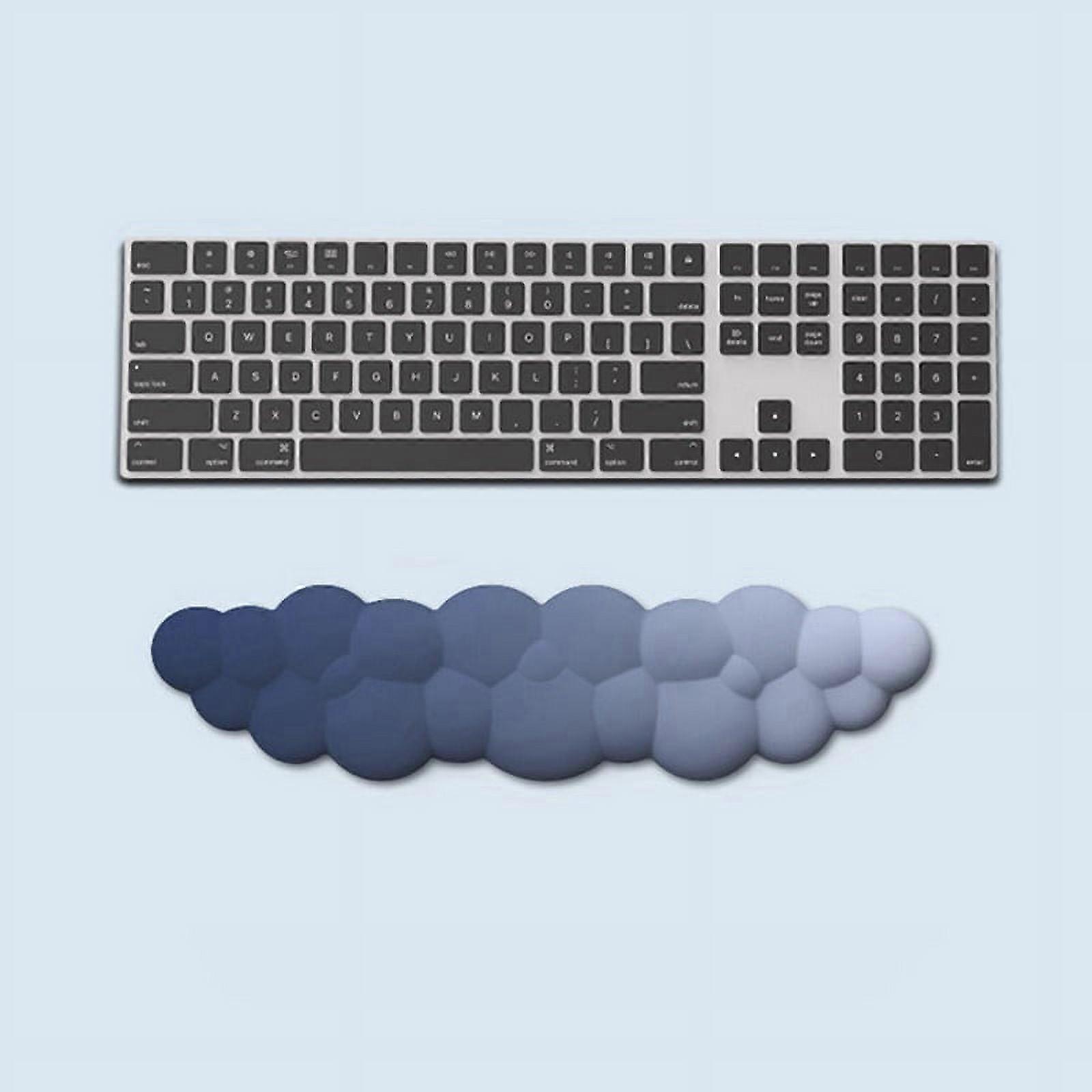 A-Keyboard Wrist Rest Pad, Ergonomic Design Effective Wrist Pain Relief Arm Rest Desk, Cute Cloud Decoration Gift