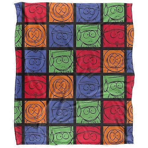 South Park Silky Character Collage Supersoft Blanket