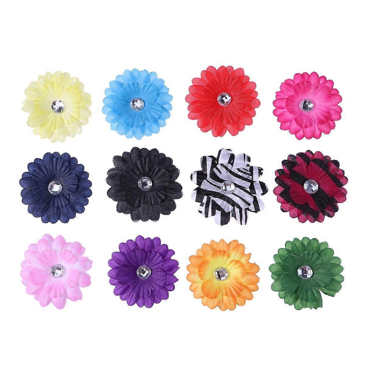 Silk Flowers Handmade Sunflower Mini Daisy Artificial for DIY Projects 100Pcs