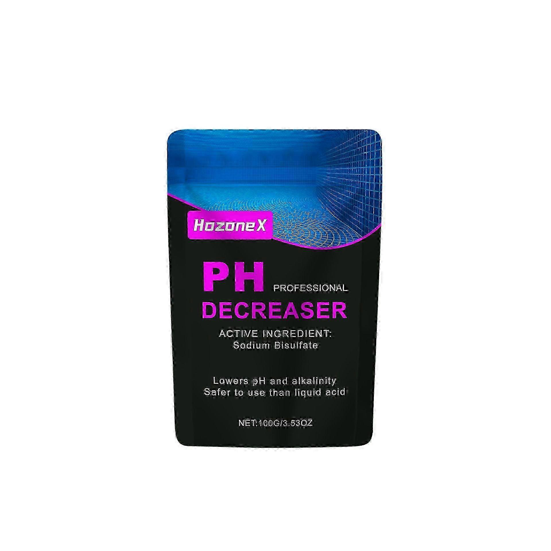 pH Down for Pools - 5lb - Sodium Bisulfate pH Decreaser for Pool & Alkalinity Decreaser - Easy Dissolving Dry Acid Pool Chemicals - 100g