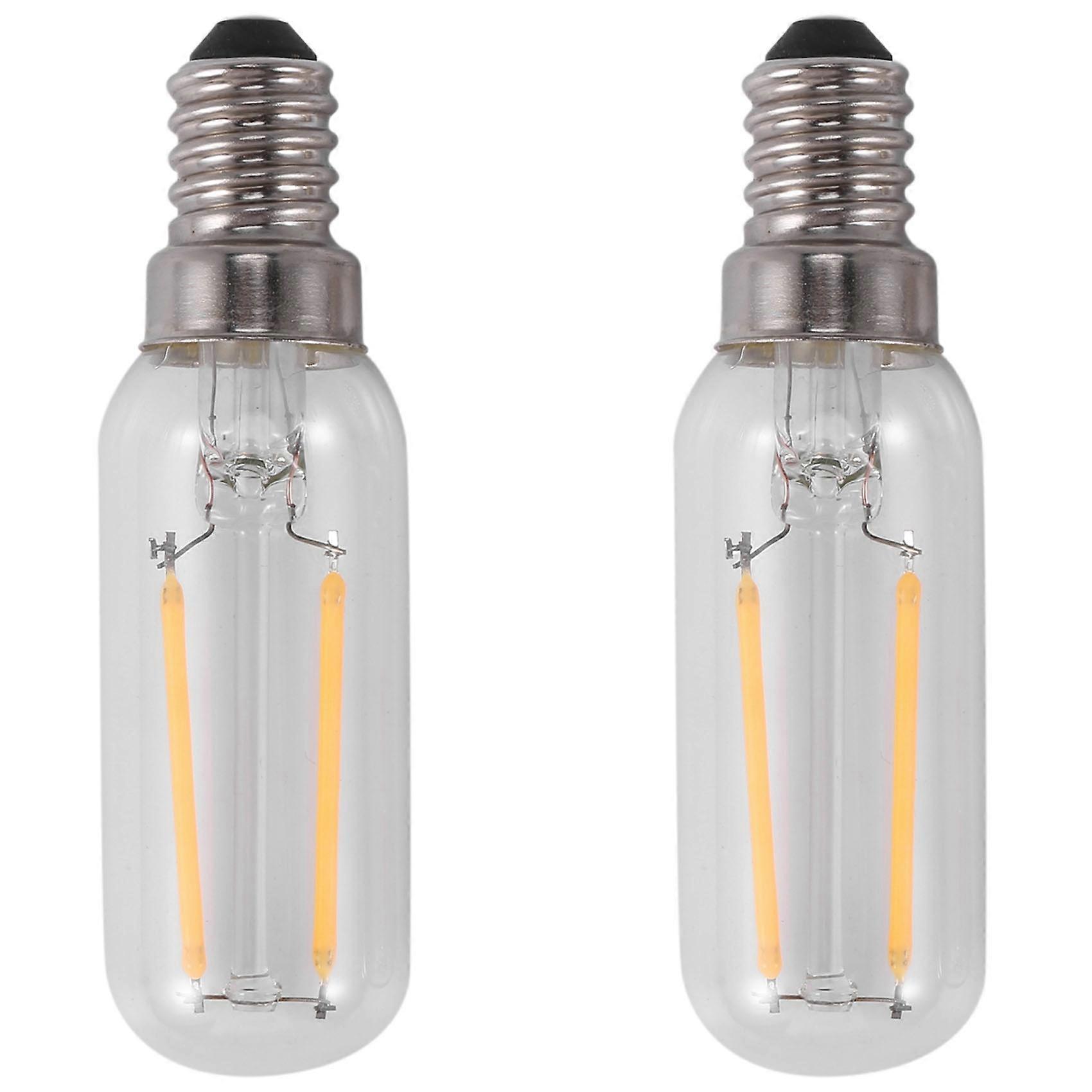 2x E14 3W LED afzuigkaplamp warm wit