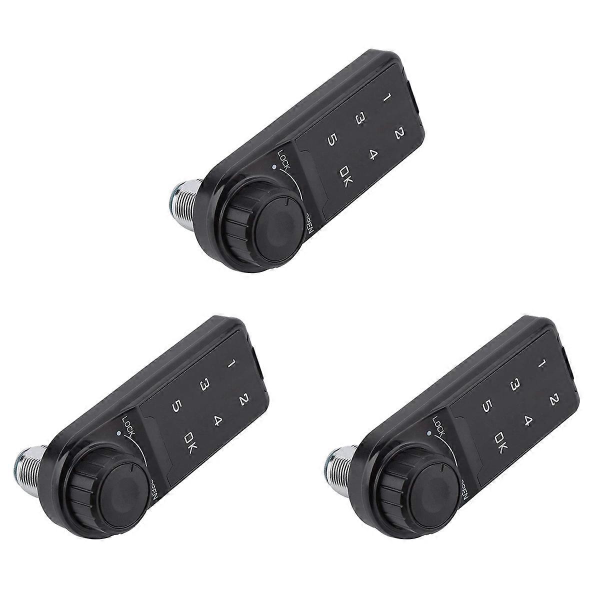Combination Lock, Door Access Digital Electronic Security Locker-B