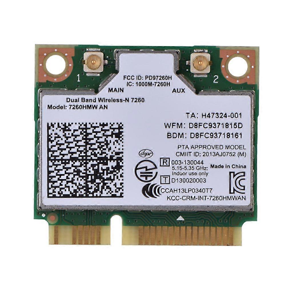 Intel 7260AN 7260HMW mini PCI-E 300M Bluetooth 4.0 Dual Band Wireless WiFi Card