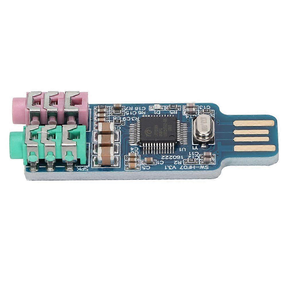 Driver Free USB Sound Card CM108 External Audio Adapter for Computer Laptop