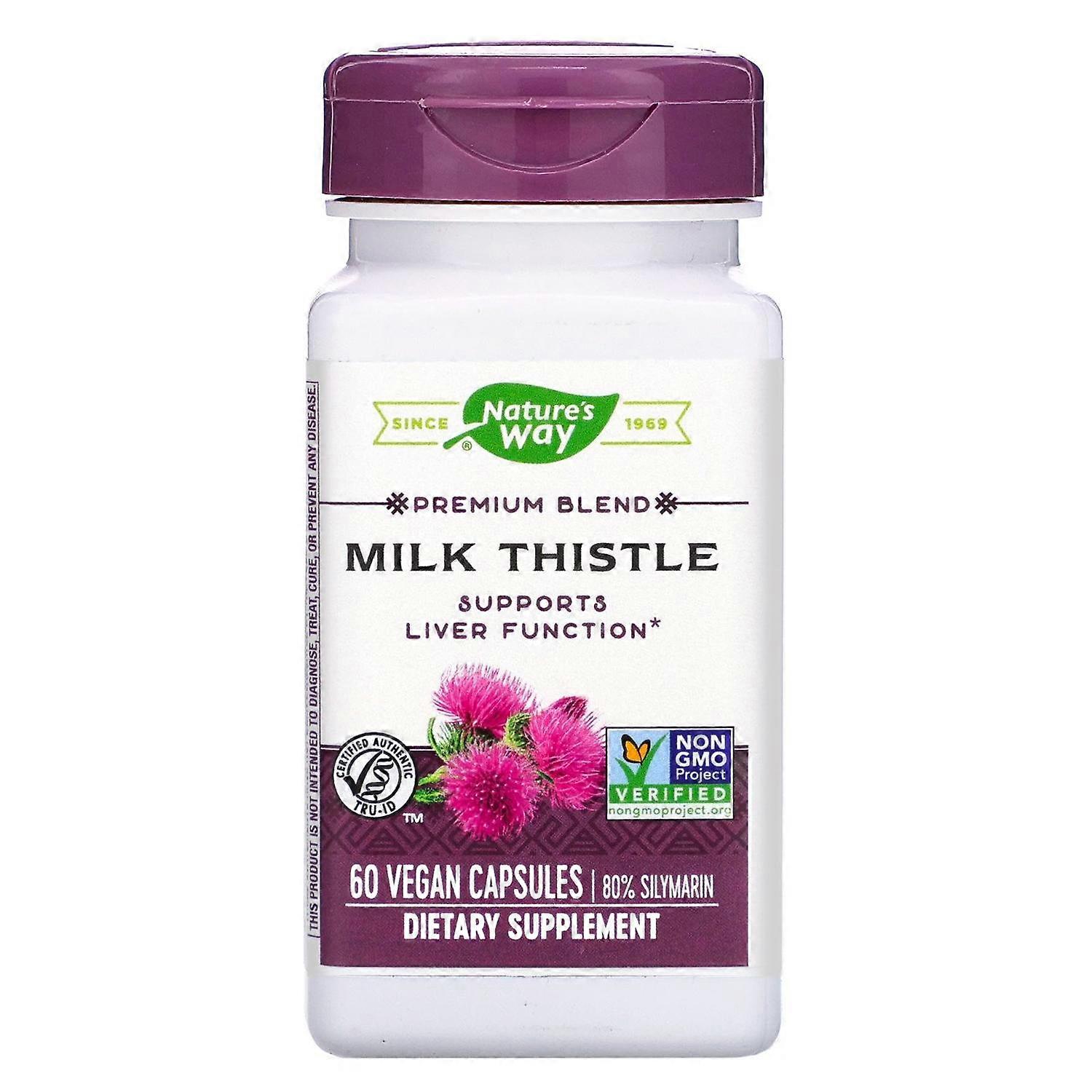 Nature's Way, Milk Thistle, 60 Vegan Capsules