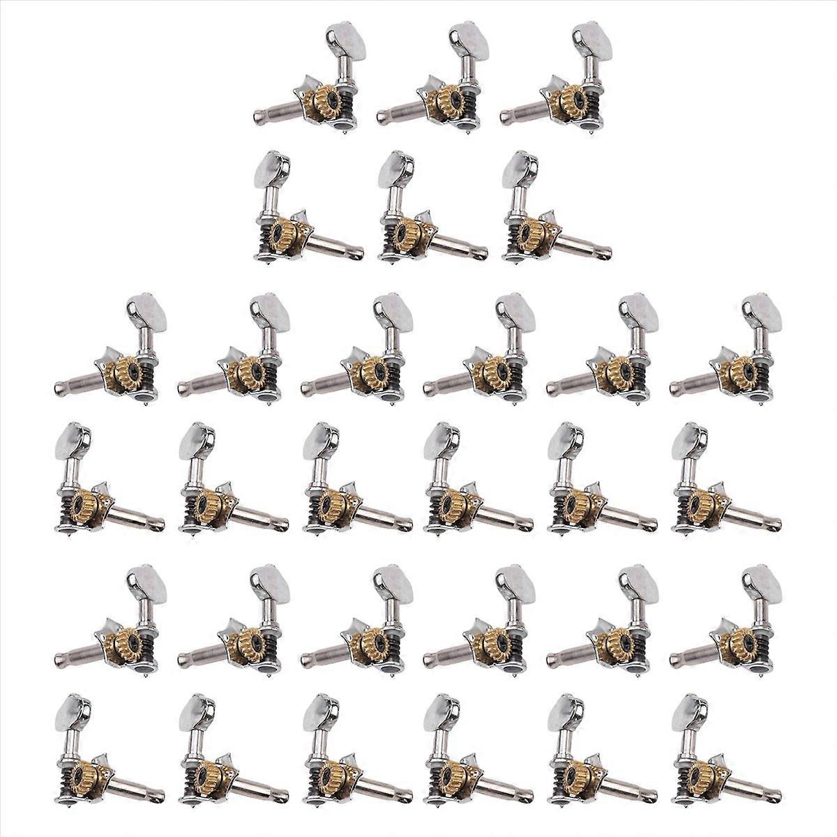 3L3R 6Pcs 1:18 Guitar String Tuning Pegs Tuner Machine Heads Knobs Tuning Keys for Acoustic or Elect