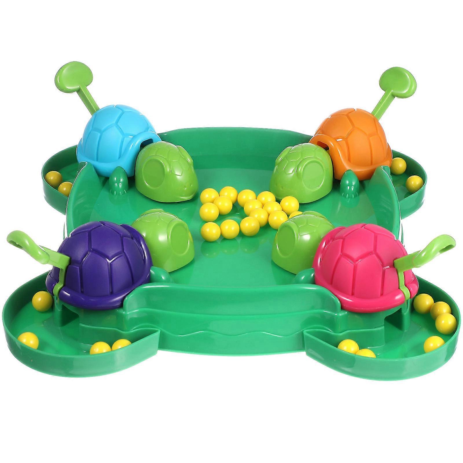 Kids Table Game Tortoise Bean Toy Toddler Table for Kids Play 4Sets