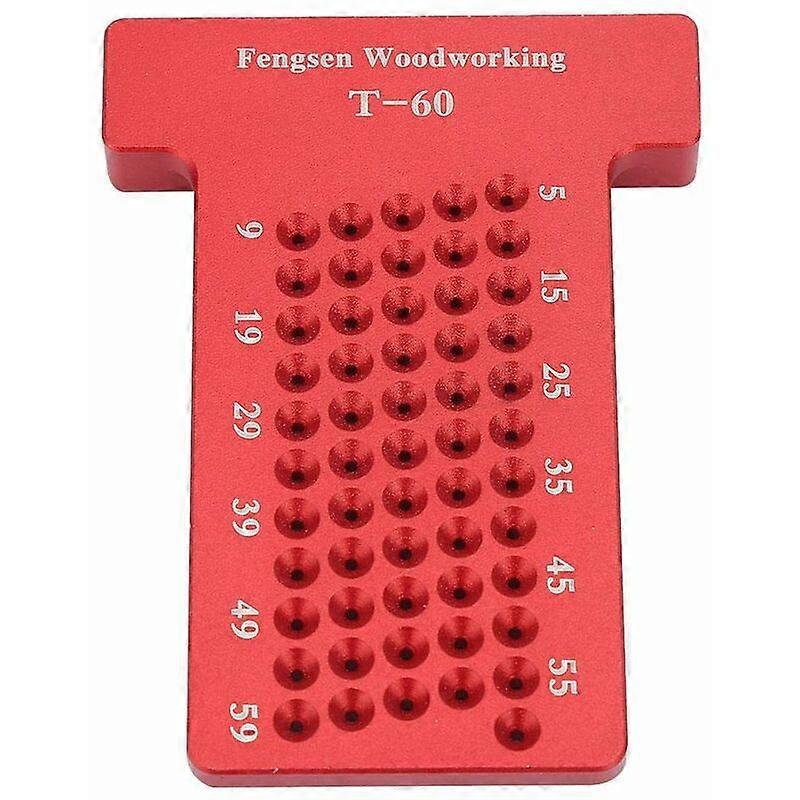 Aluminum Alloy Scribing Gauge, T-Type Scriber for Woodworking, Wood Square Layout Metric M