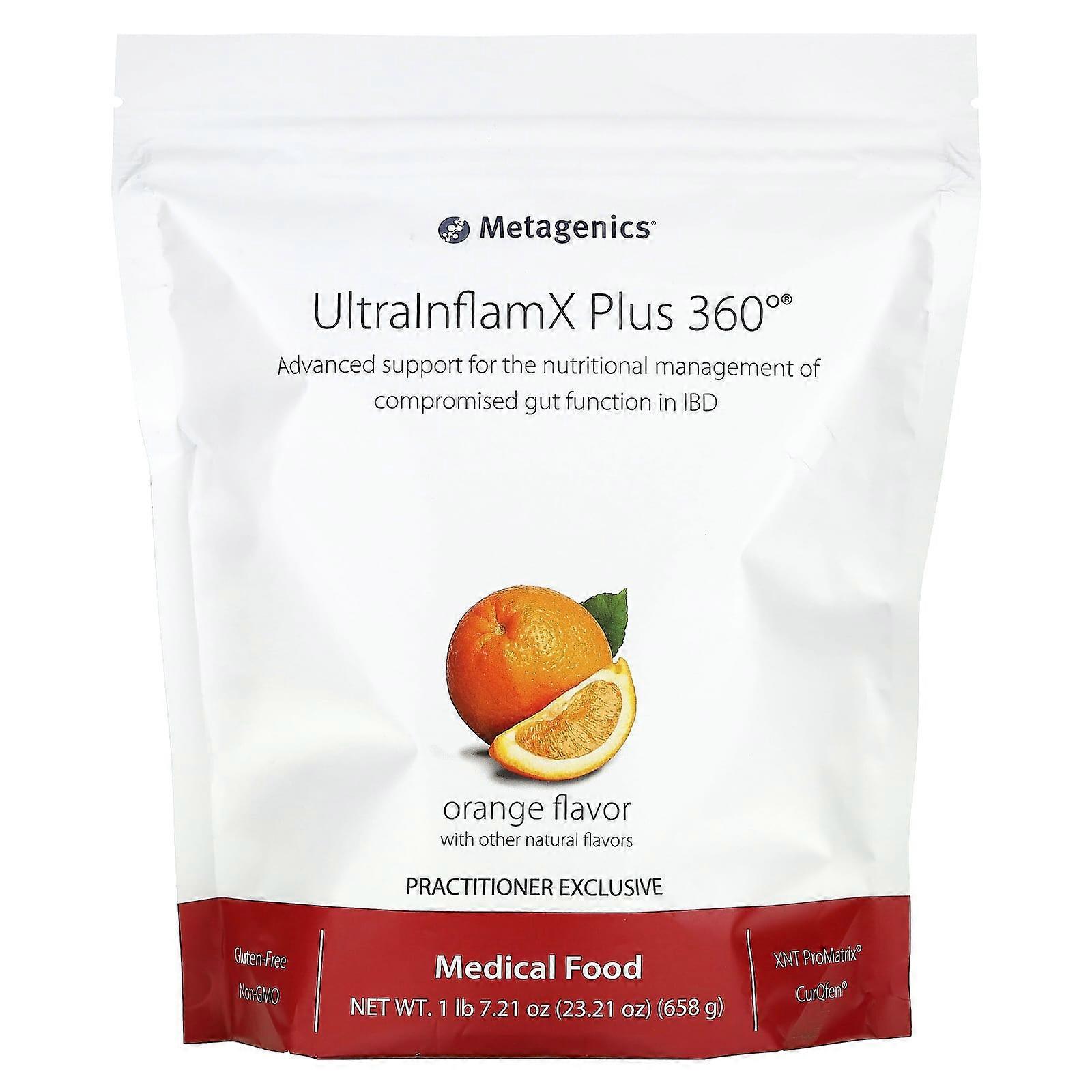 UltralnflamX Plus 360ÃÂÃÂÃÂÃÂ¬ÃÂÃÂ¢ÃÂÃÂÃÂÃÂ, Medical Food, Orange, 23.21 oz (658 g)