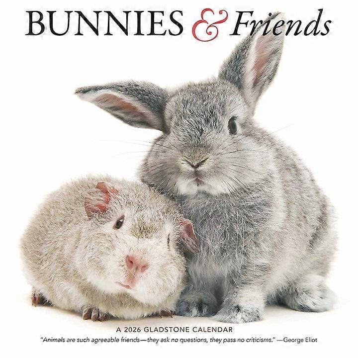 Gladstone Media Rabbits and Friends Calendar 2026