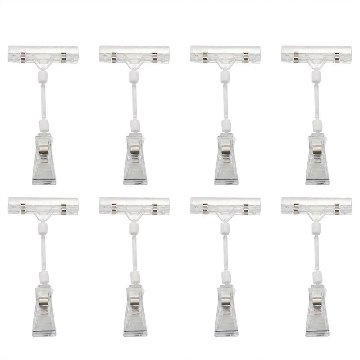 6.5 inch Height Transparent Plastic Sign Card Display Holder