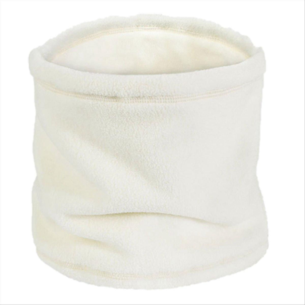 Ski Scarf Double-Layer Thickened Cycling Neck Warmer,White