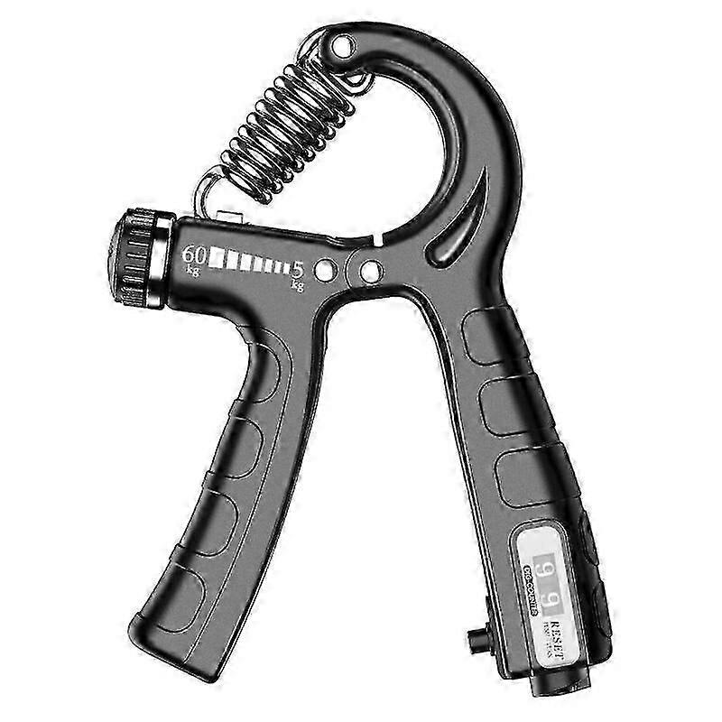 Hand Muscle Trainer with Counting, 5-60 Kg Adjustable Finger Exerciser, Forearm Strength Training, Hand Gripper, Muscle Strengthening Devices(No Glue)