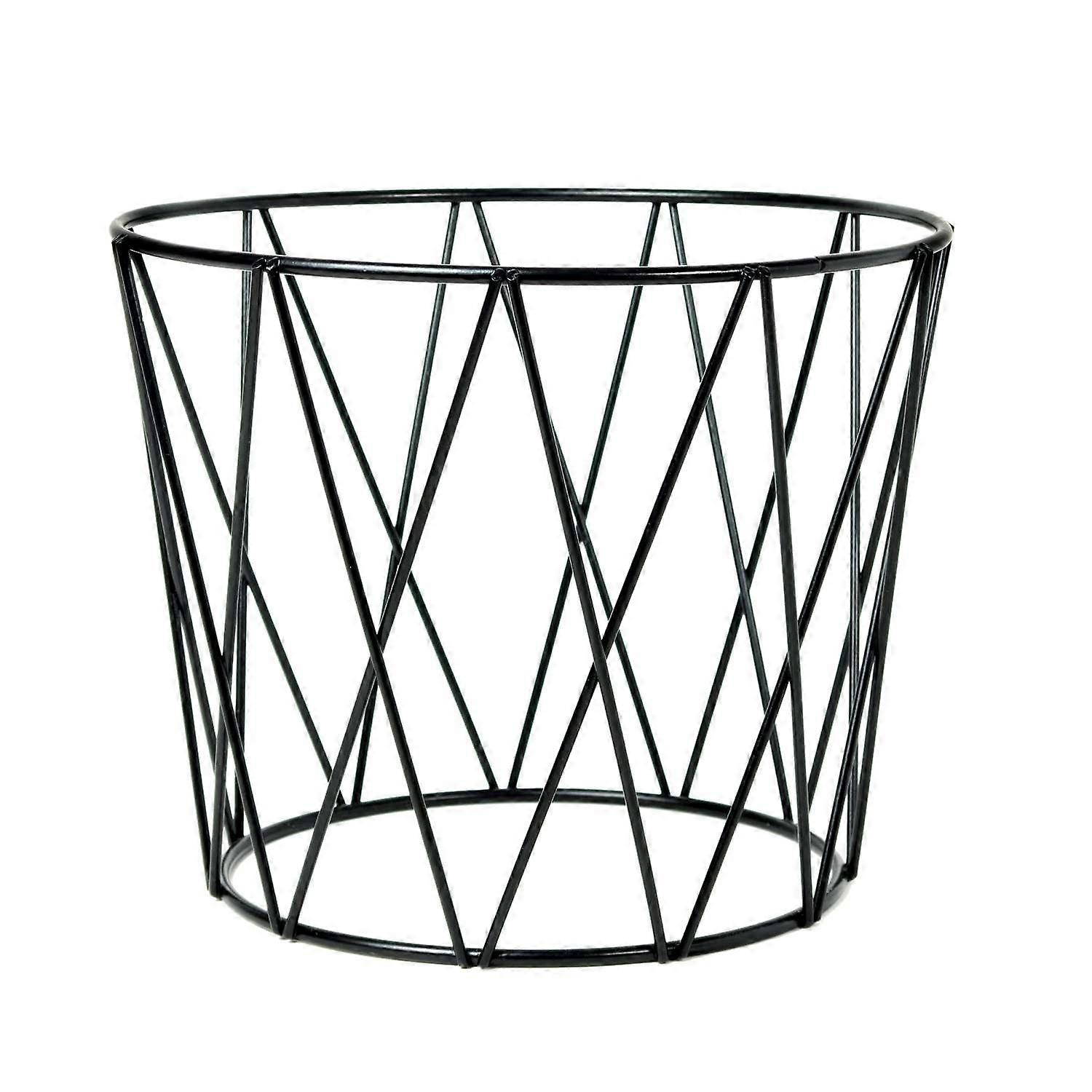 Pizza Serving Stand Iron - 24.7 x 19 x 20 cm - Tray Plates Holder also for Cakes with Function as a Basket for Rolls Fruit Vegetables