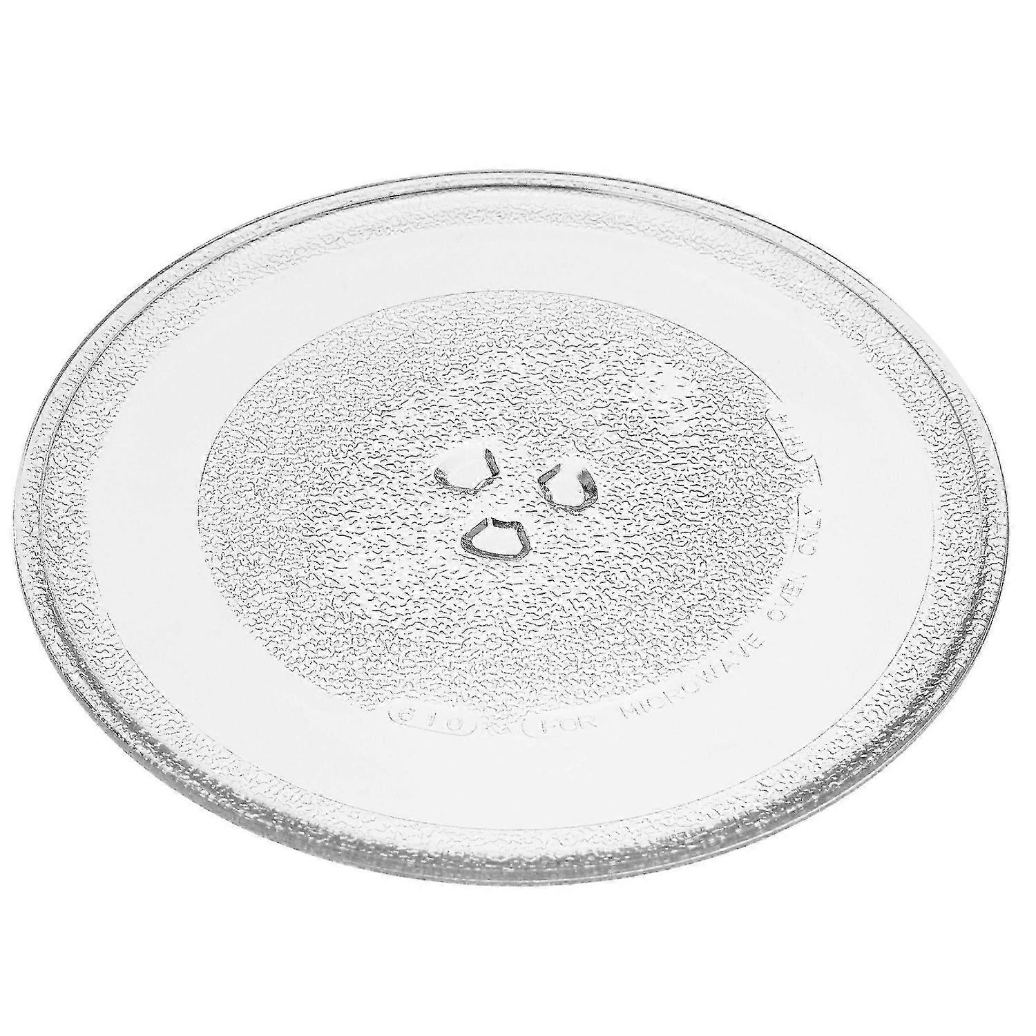 Severin MW7768, MW7900 Microwave Turntable Plate, 25.5 cm Glass Rotating Tray with Y-Shaped Holder, Transparent