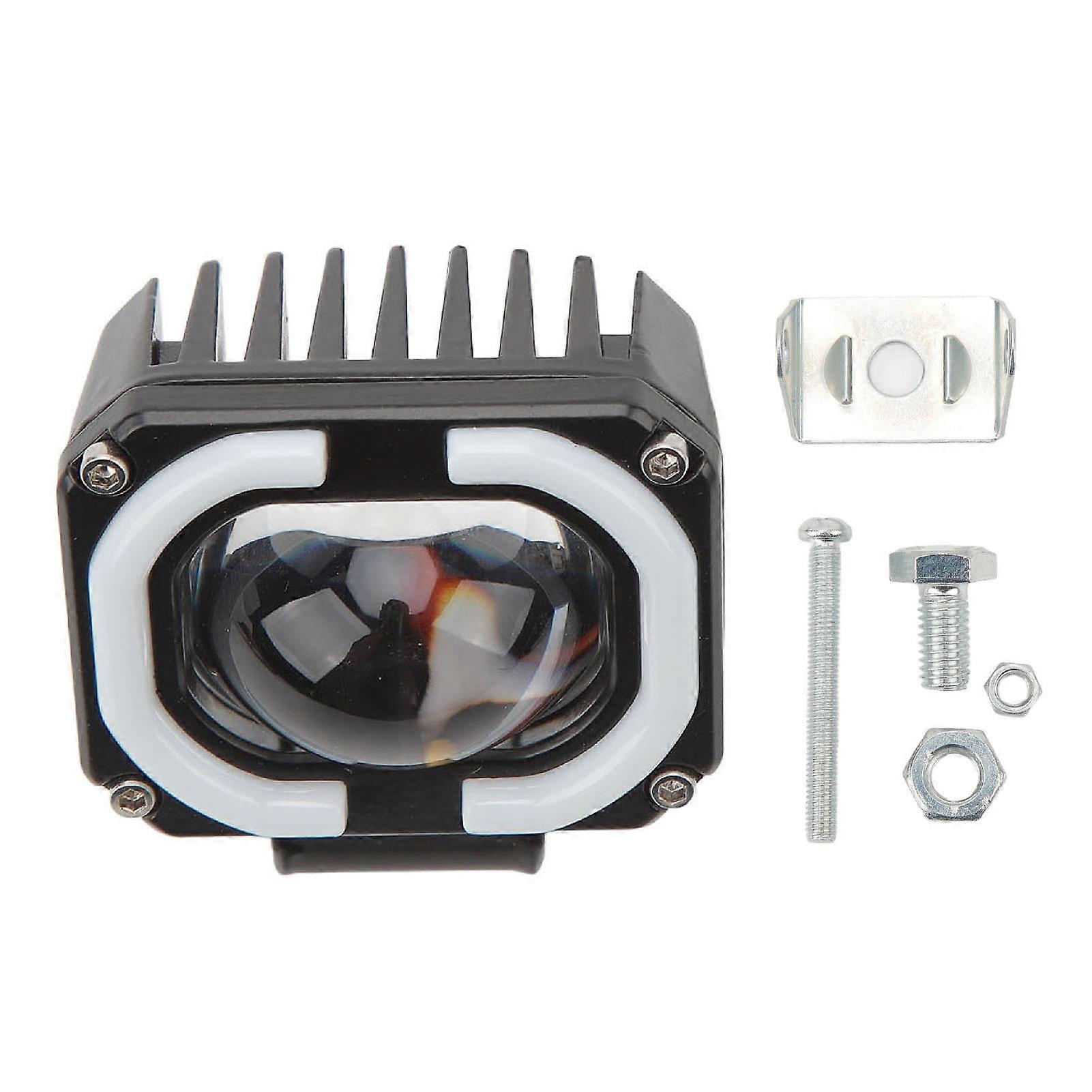LED work light for ATV 10-60V two color lens waterproof cubes