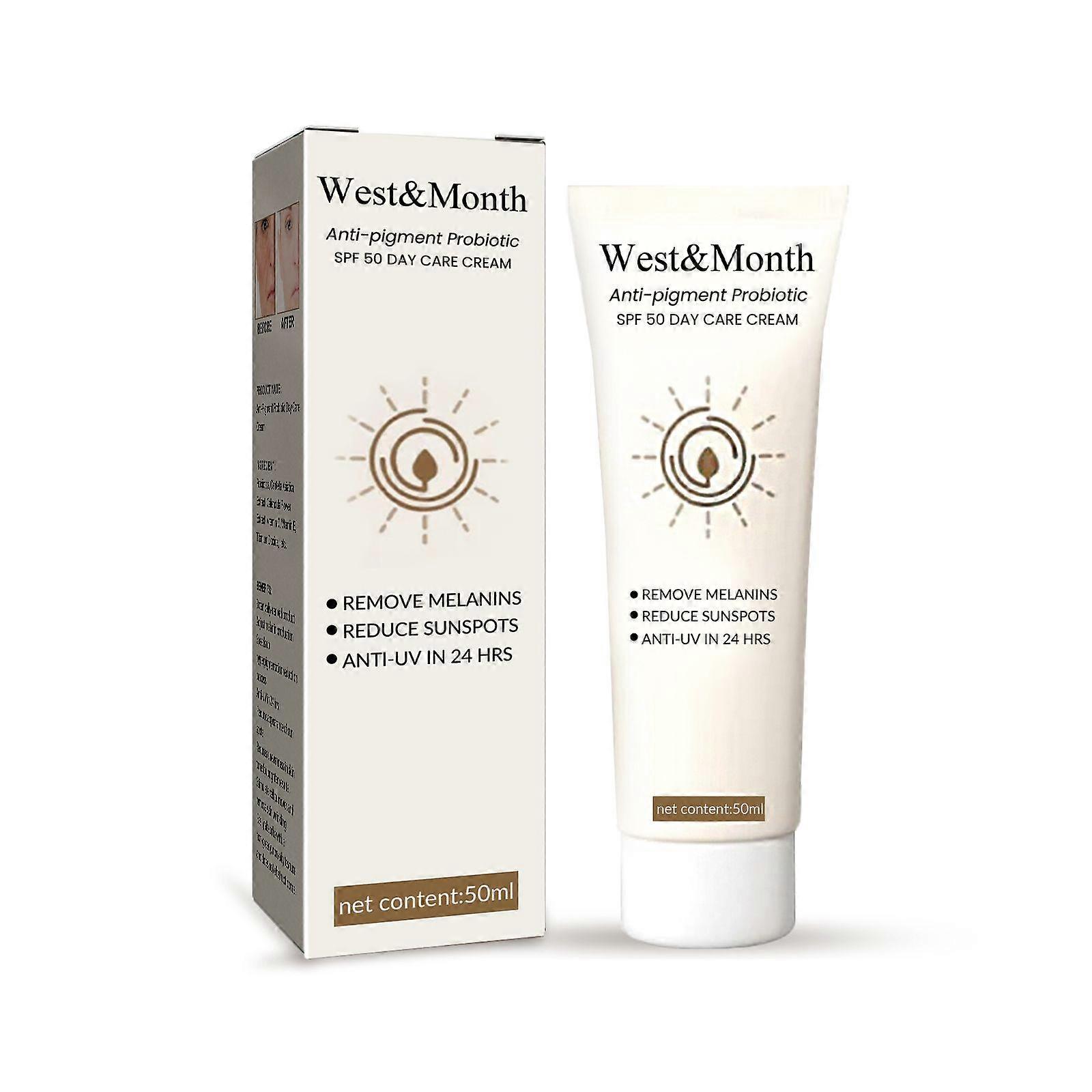 West&Month Probiotic Protective Cream Brightens Skin Tone