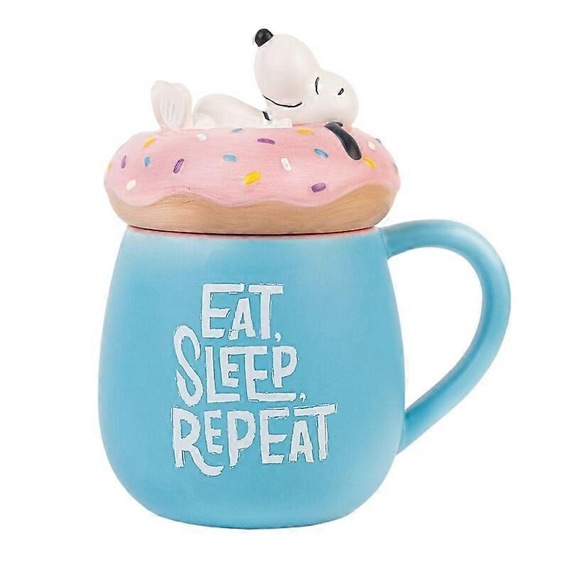 3D mug, 500 ml capacity, Eat Sleep Repeat Design