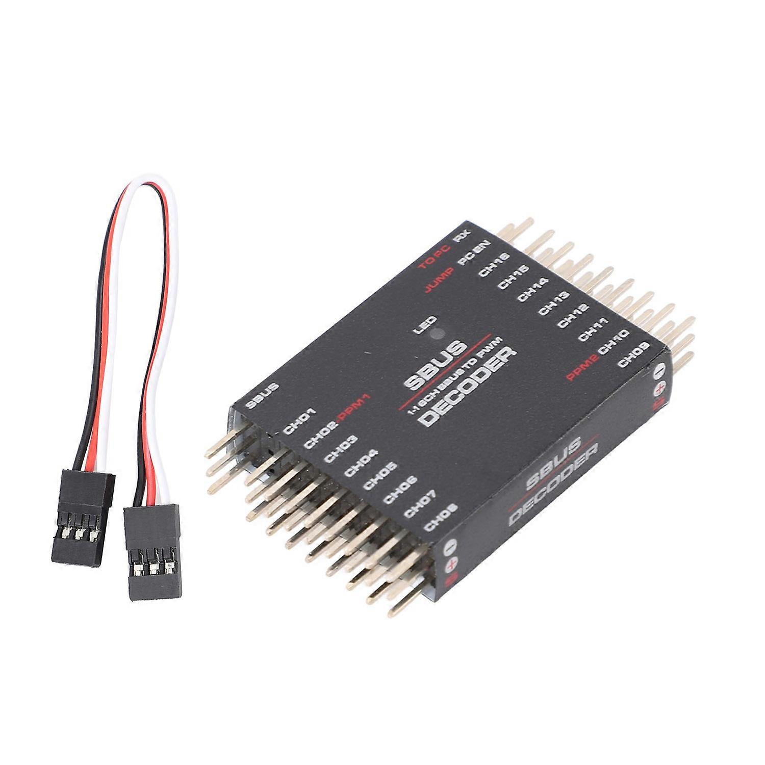 SBUS to PWM PPM Decoder 16 Channel PWM Converter Receiver Signal Transverter for Futaba for Frsky